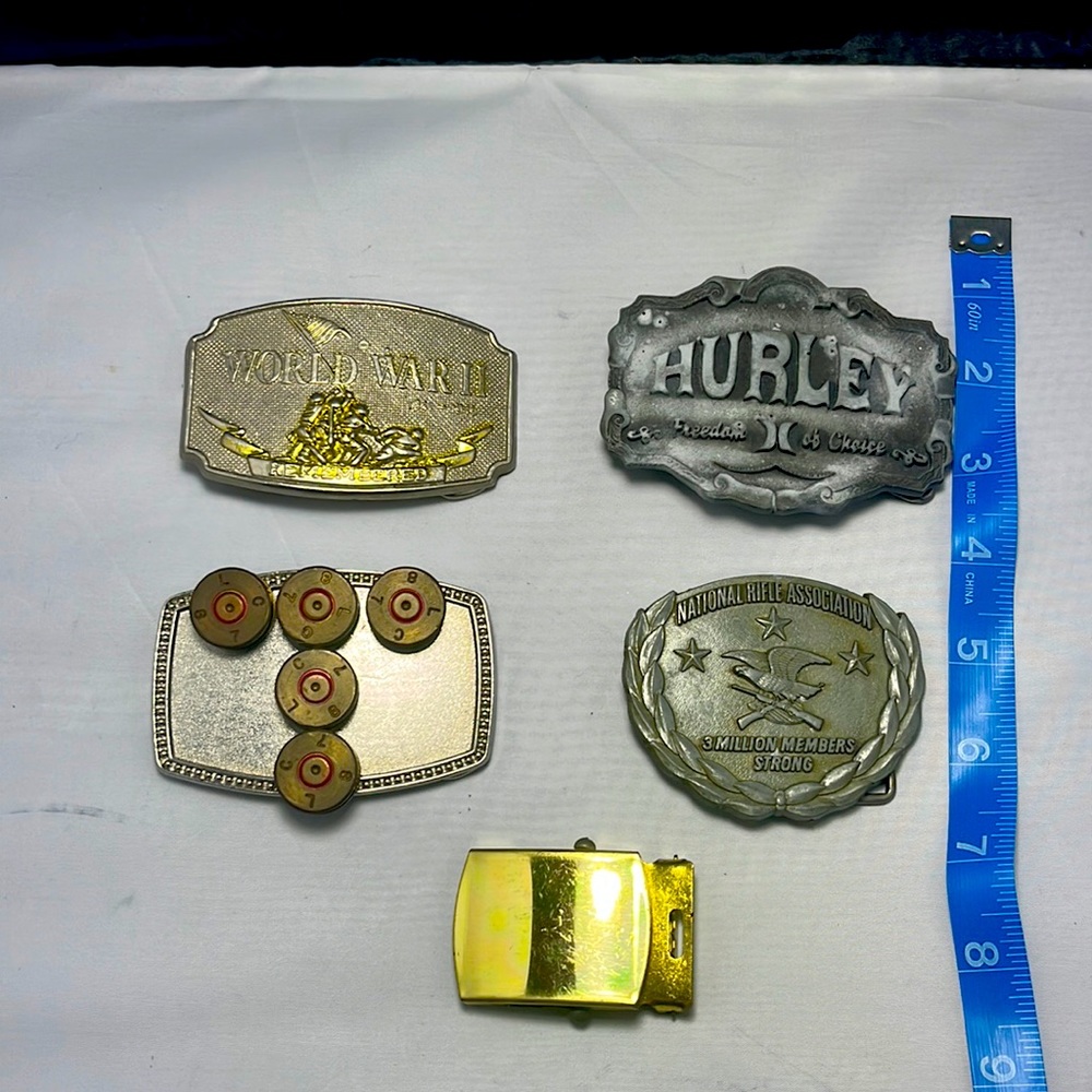 Belt buckle lot